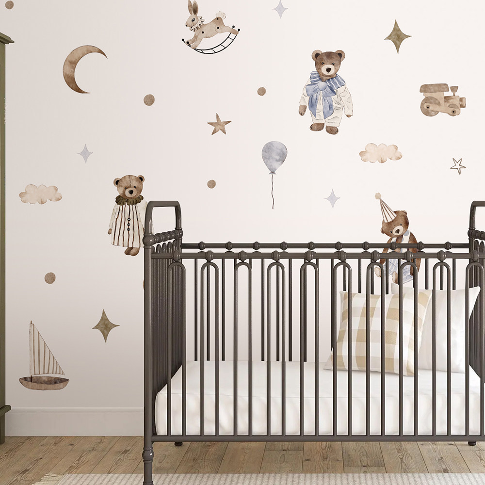 Boho Wall Stickers Vintage Cut - Baby Nursery Vintage 리뷰 및 가격