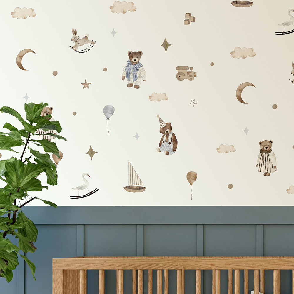 Boho Wall Stickers Vintage Cut - Baby Nursery Vintage 리뷰 및 가격