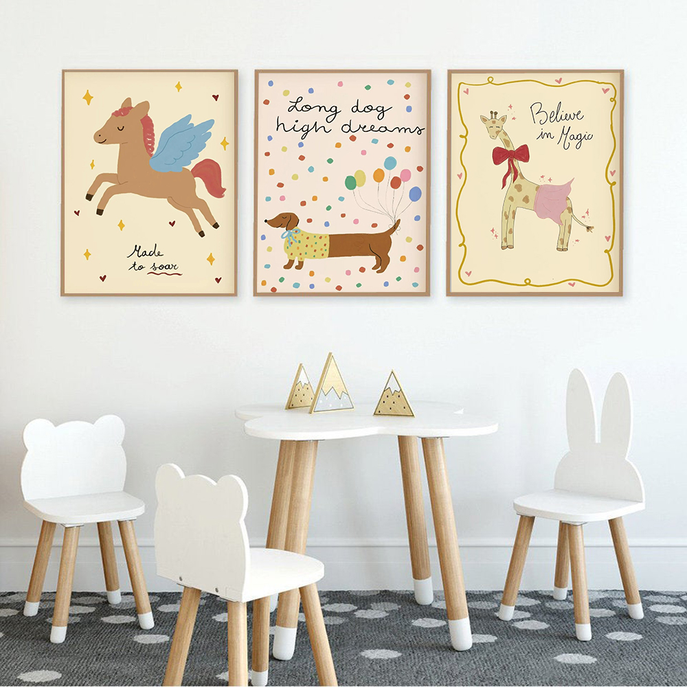 Vintage Rocking Horse Giraffe  - Baby Nursery Vintage 리뷰 및 가격