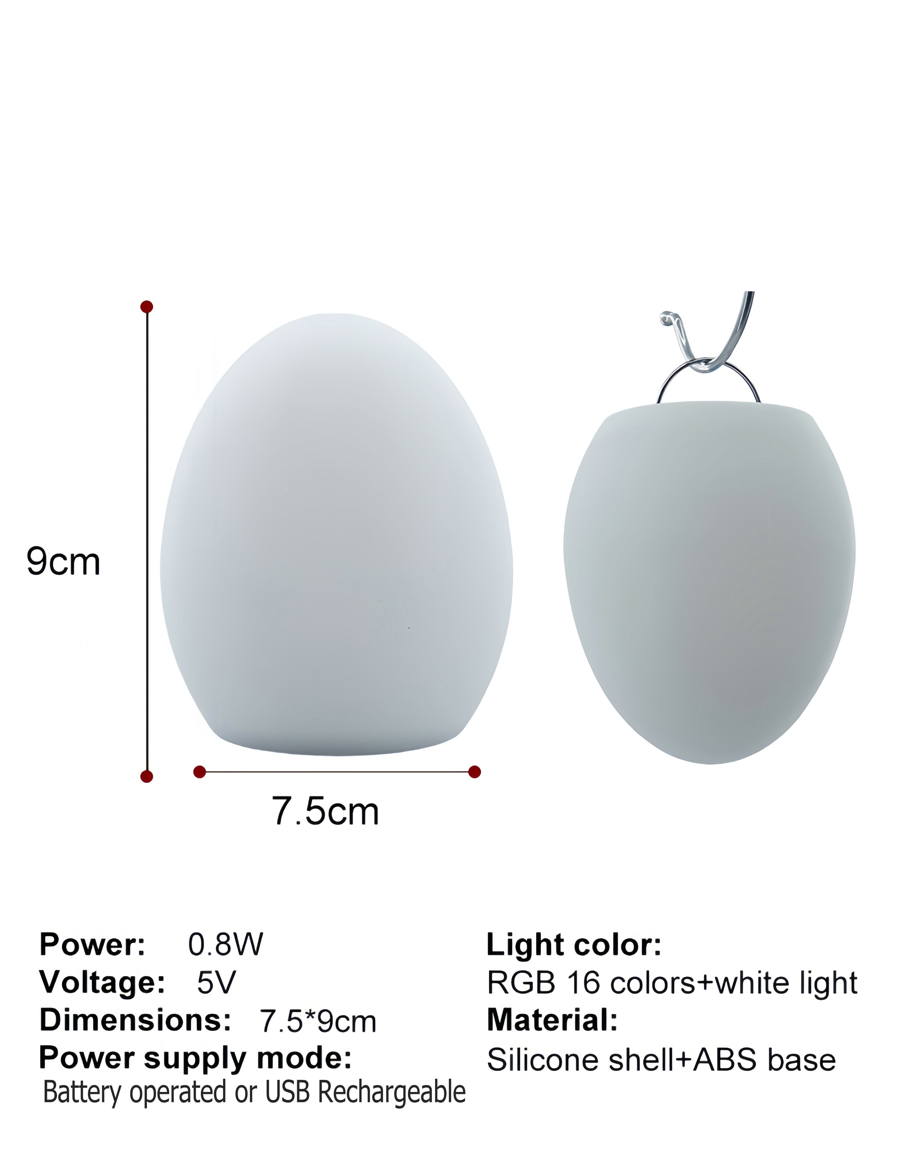 Baby Nursery Night Light LED E - Baby Nursery Egg Light 리뷰 및 가격
