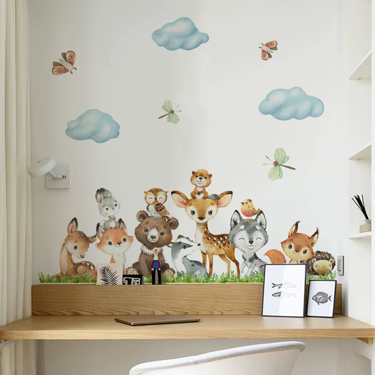Forest Animals Theme Bear Deer - Baby Nursery Animal Theme 리뷰 및 가격