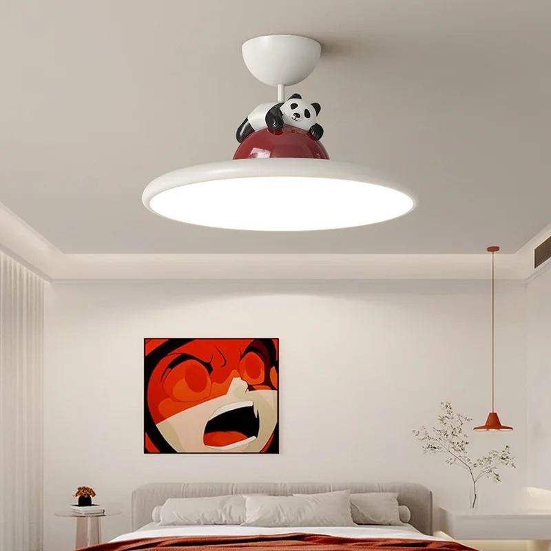 Cartoon Cream Style Panda LED  - Baby Nursery Chandelier 리뷰 및 가격