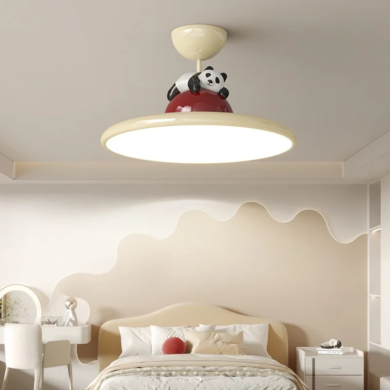 Cartoon Cream Style Panda LED  - Baby Nursery Chandelier 리뷰 및 가격