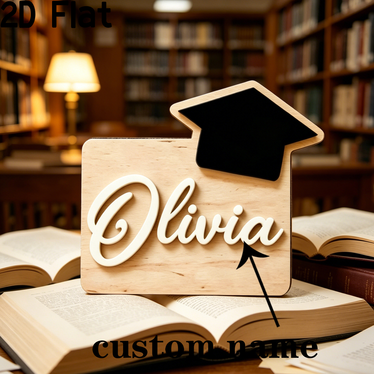 1Pc Custom Name Graduation Sea - Baby Nursery Wall Decor 리뷰 및 가격