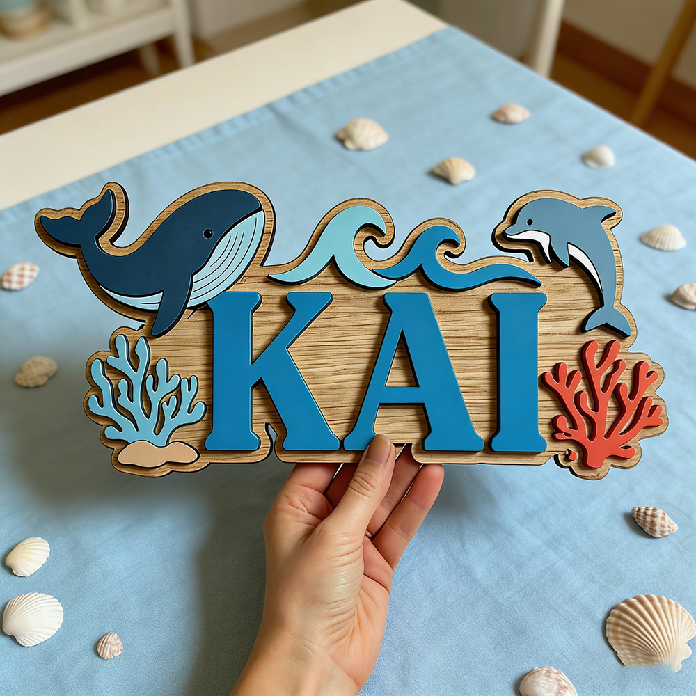 Custom Ocean Whale Dolphin Nam - Baby Nursery Ocean Theme 리뷰 및 가격