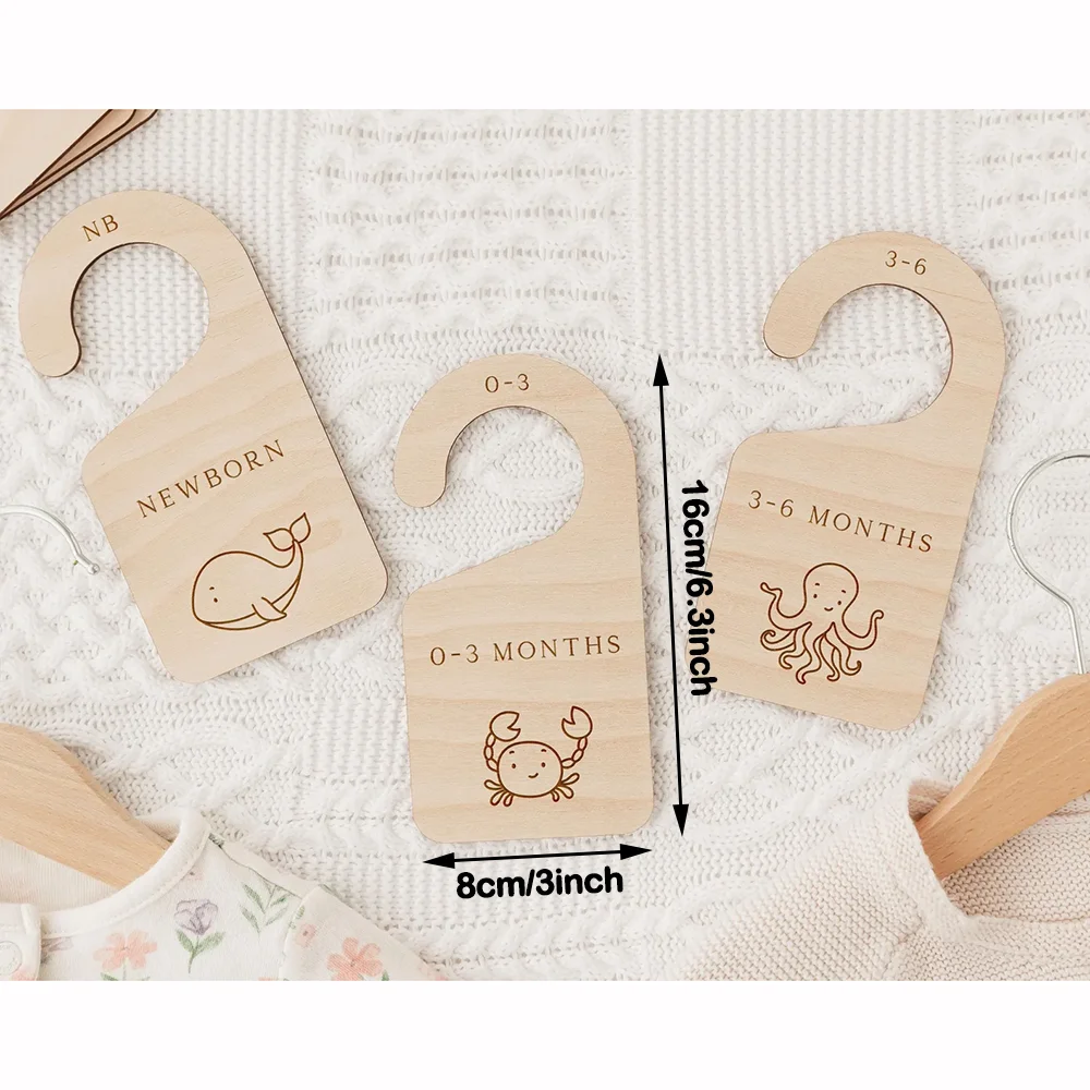 Set of 6 Baby Wardrobe Divider - Baby Nursery Ocean Theme 리뷰 및 가격