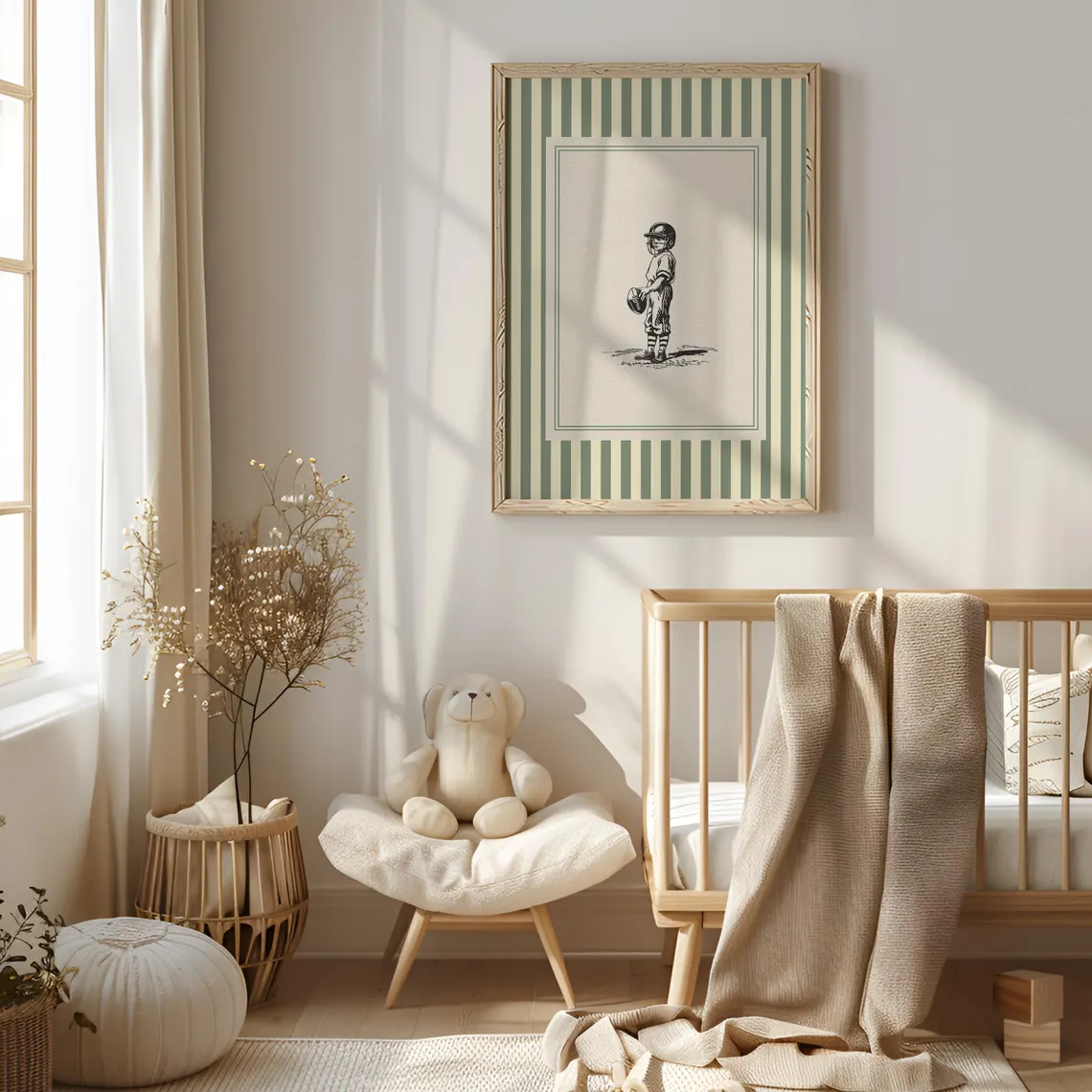 Vintage Football Nursery Print - Baby Nursery Decor Ideas 리뷰 및 가격