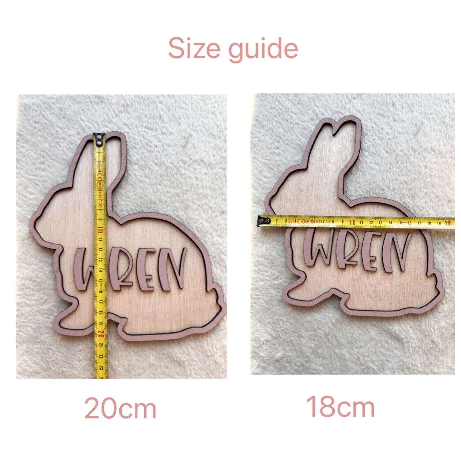 Personalized Bunny Name Wooden - Baby Nursery Wall Decor 리뷰 및 가격