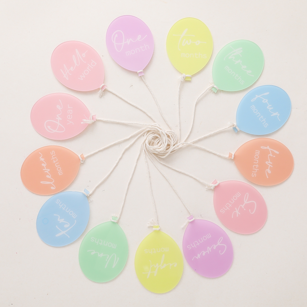 13PCS Acrylic Balloon Baby Mil - Baby Nursery Age 리뷰 및 가격