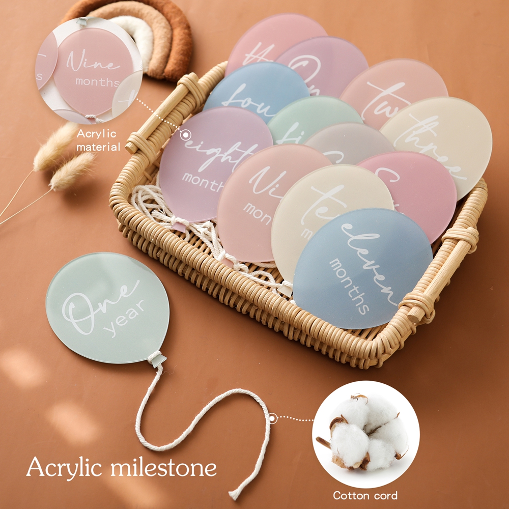 13PCS Acrylic Balloon Baby Mil - Baby Nursery Age 리뷰 및 가격