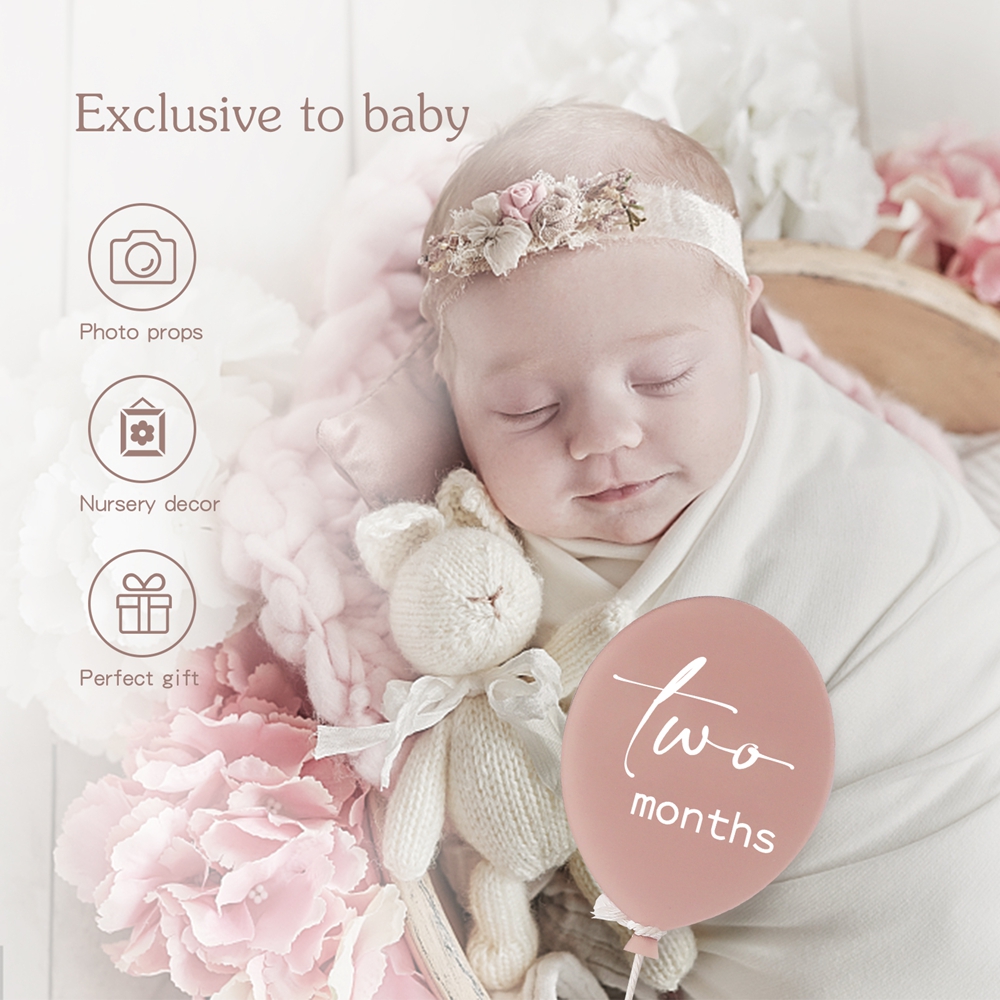 13PCS Acrylic Balloon Baby Mil - Baby Nursery Age 리뷰 및 가격