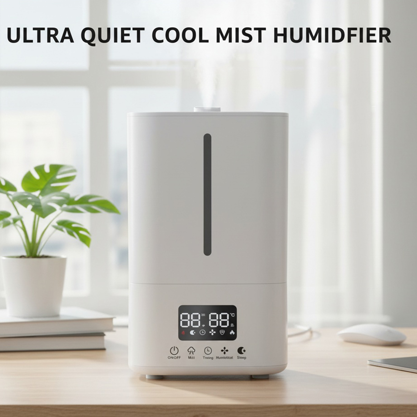 5L Cool Mist Humidifier W/ Air - Baby Nursery Air Purifier 리뷰 및 가격