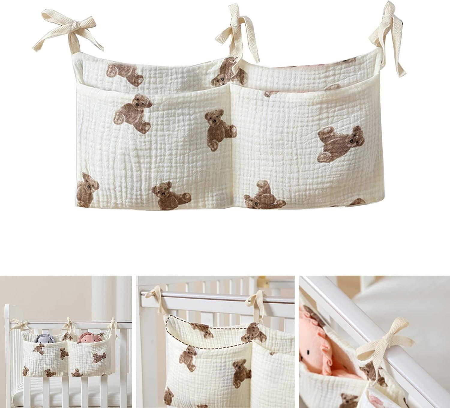 Baby Crib Organizer Cot Caddy  - Baby Nursery Organiser 리뷰 및 가격