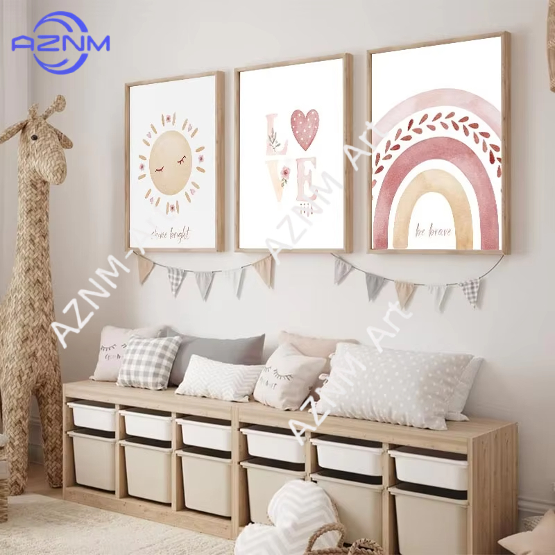 1PC/3PCS Style Rainbow Series  - Baby Nursery Wall Decor 리뷰 및 가격