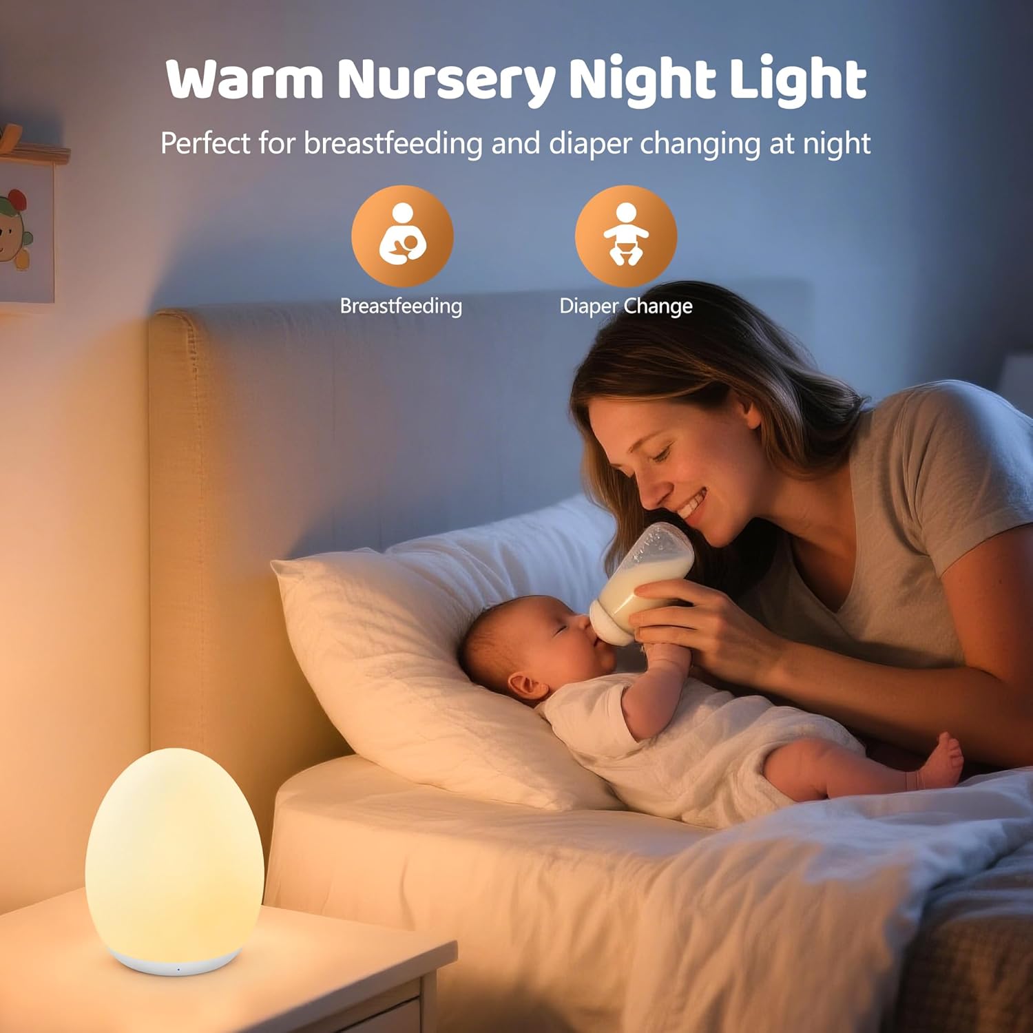 Kids Night Light Baby Egg Lamp - Baby Nursery Egg Light 리뷰 및 가격