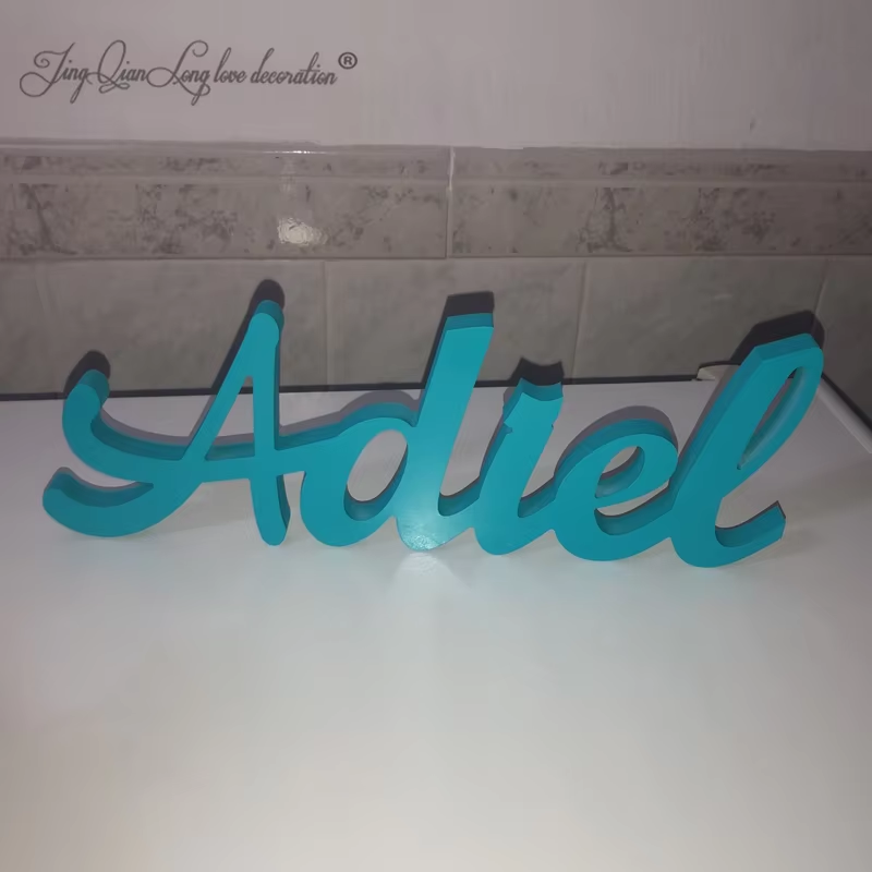 Custom Wooden Name Sign SCRIBB - Baby Nursery Name Wall Art 리뷰 및 가격