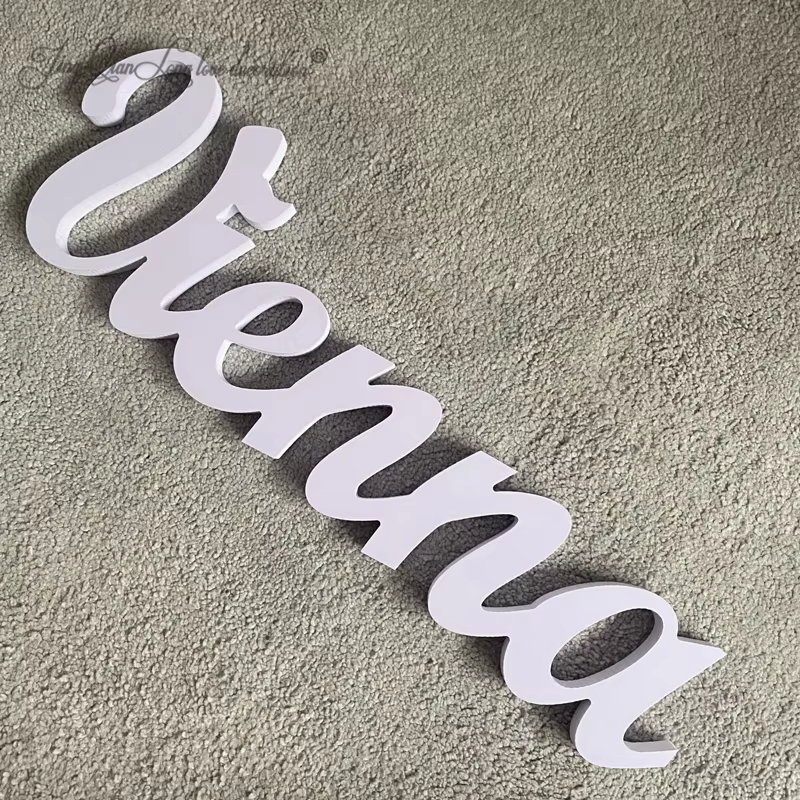 Custom Wooden Name Sign SCRIBB - Baby Nursery Name Wall Art 리뷰 및 가격