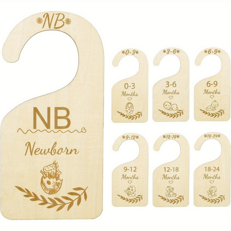 7pcs Wood Baby Closet Dividers - Baby Nursery Uniform 리뷰 및 가격