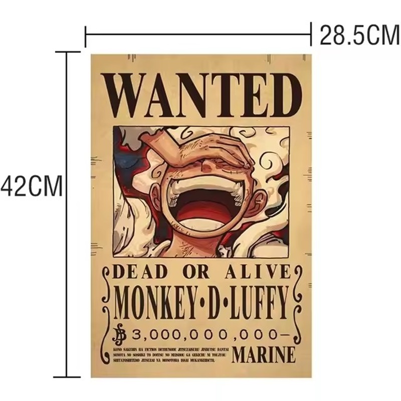 Anime One Piece Bounty Wanted  - Wall Decal Nursery 리뷰 및 가격