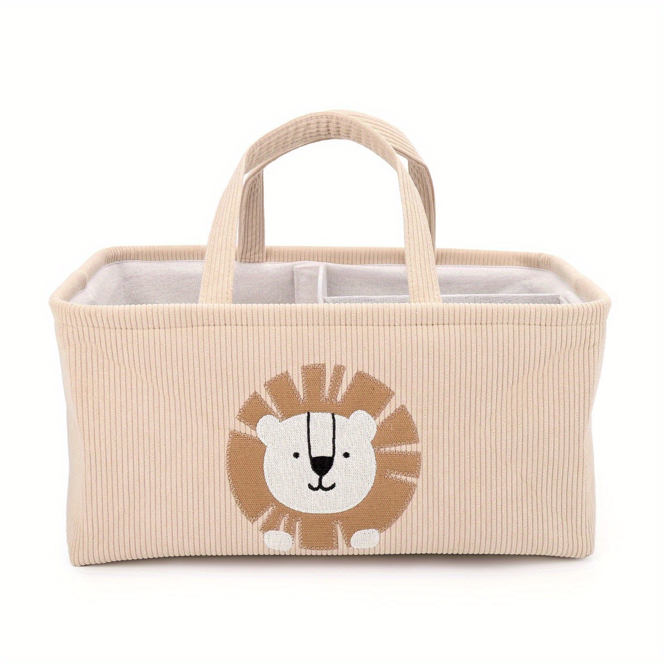 Cute Lion Diaper Caddy Foldabl - Baby Nursery Organiser 리뷰 및 가격