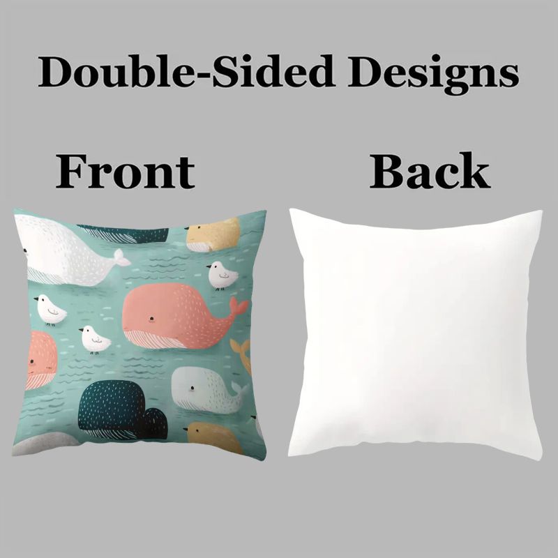 4 Piece Pillowcase Set Cute An - Baby Nursery Ocean 리뷰 및 가격
