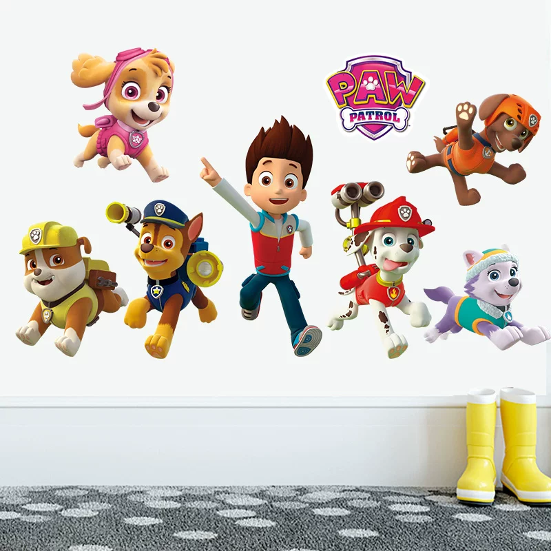 Cartoon Pawed Patrol Wall Stic - Wall Decal Nursery 리뷰 및 가격
