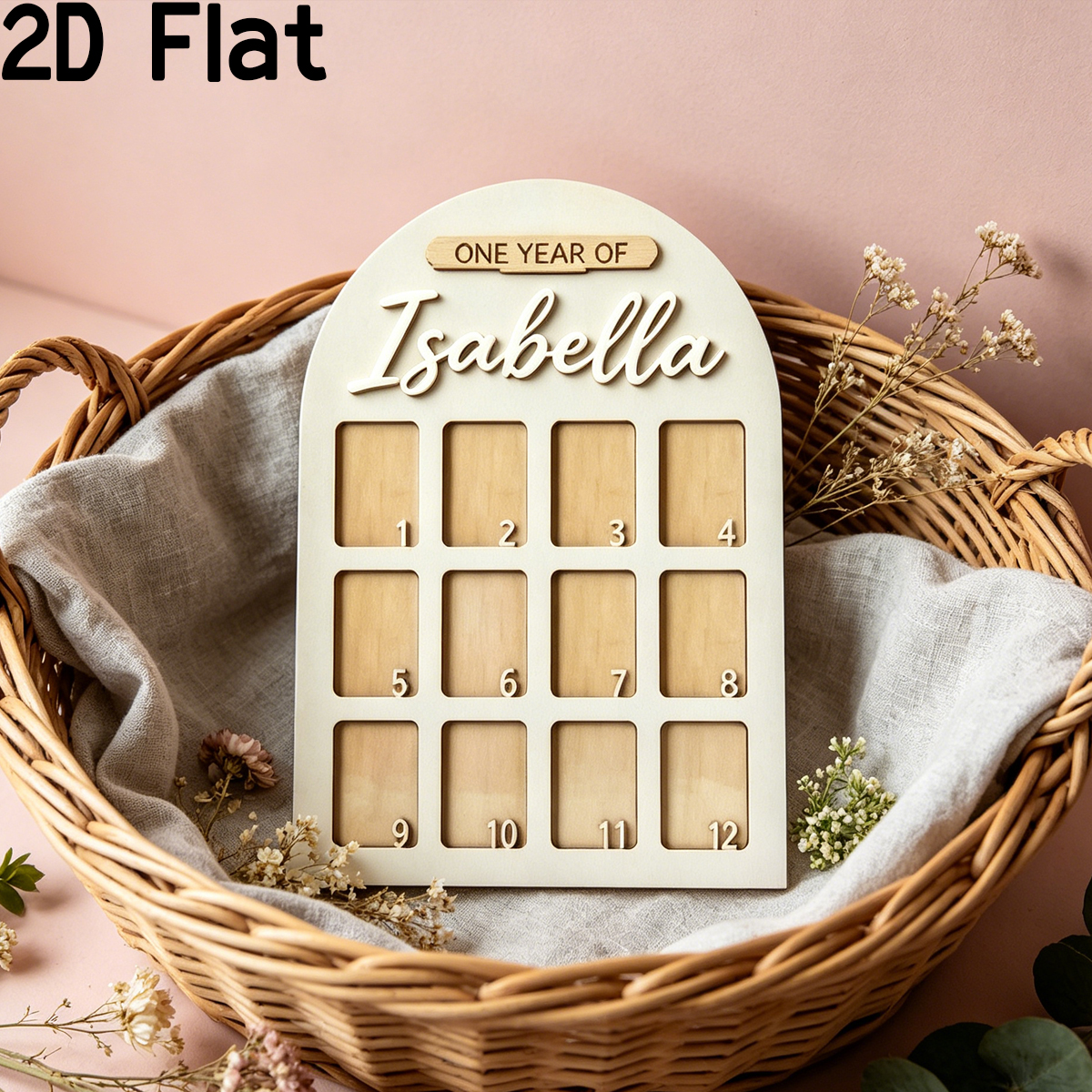 1Pc Custom Photo Record Board  - Baby Nursery Wall Decor 리뷰 및 가격