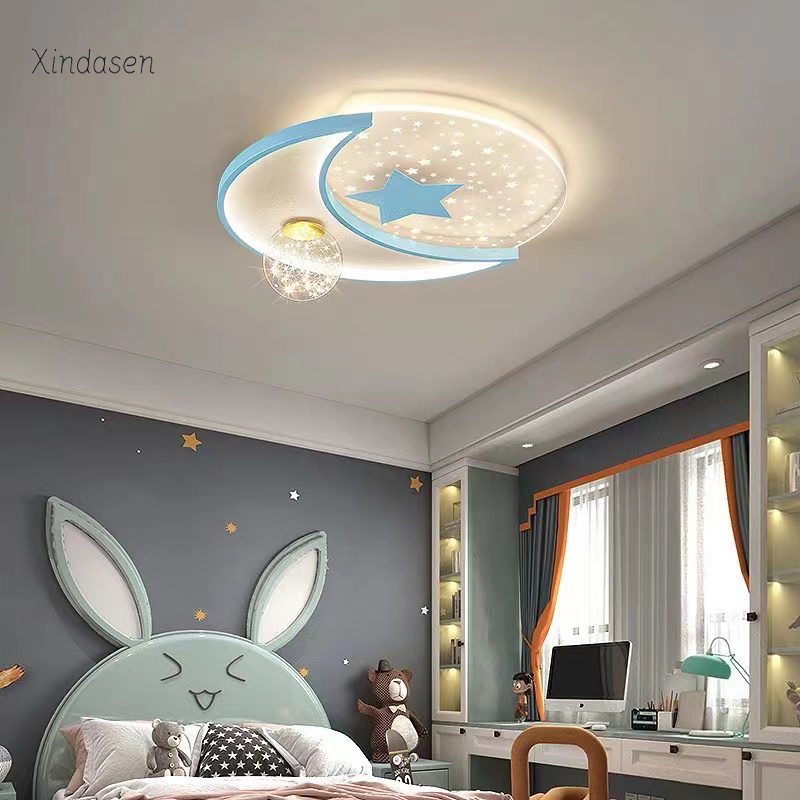 Creative Moon Star Ceiling Lam - Baby Nursery Chandelier 리뷰 및 가격