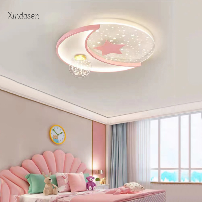Creative Moon Star Ceiling Lam - Baby Nursery Chandelier 리뷰 및 가격