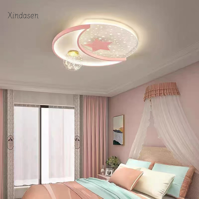 Creative Moon Star Ceiling Lam - Baby Nursery Chandelier 리뷰 및 가격