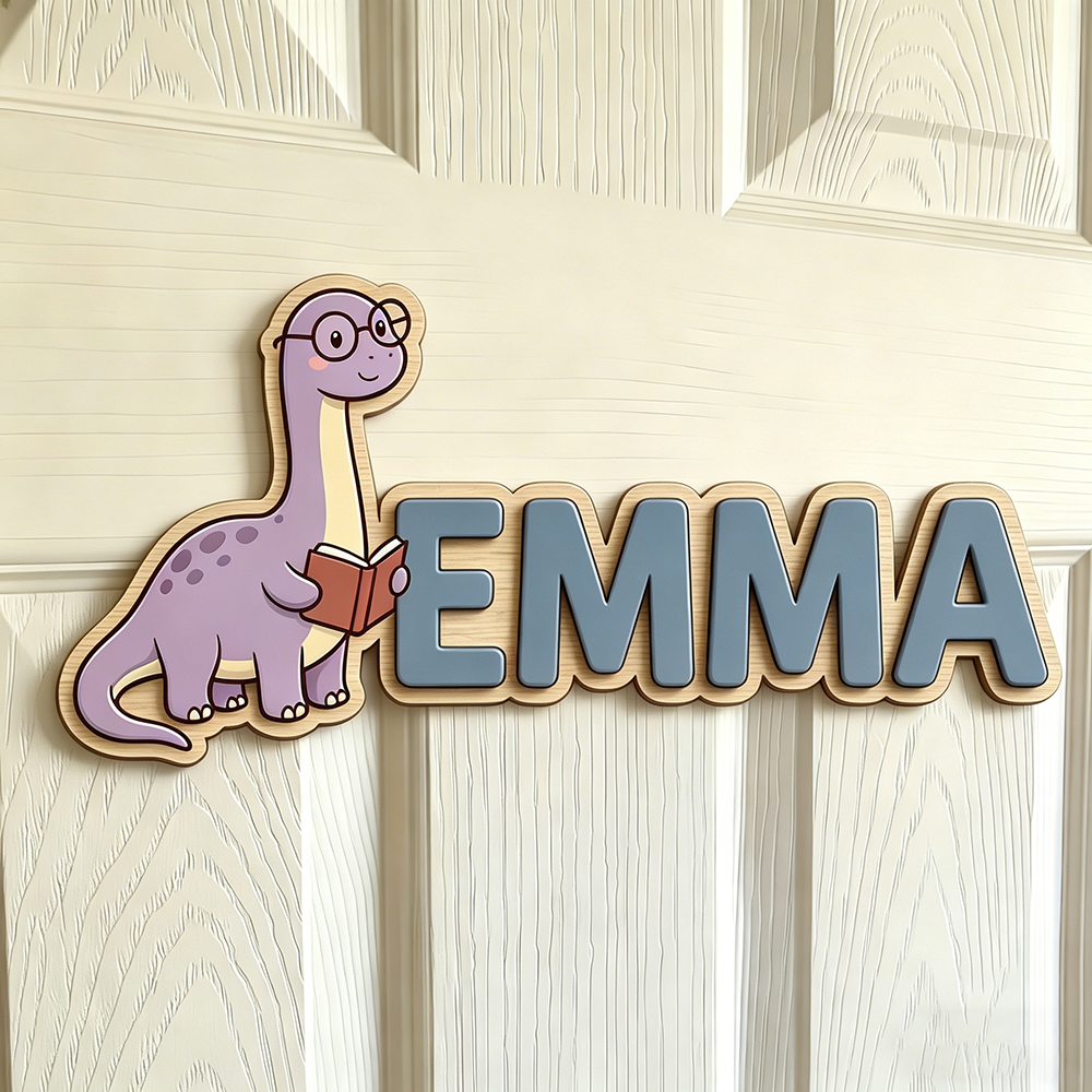 Whimsical Nerdy Dinosaur Custo - Baby Nursery Decorations 리뷰 및 가격