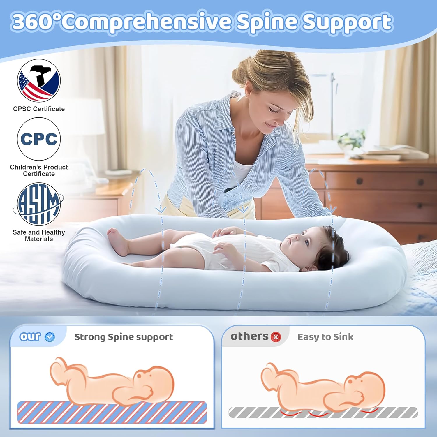 Newborn Folding Sleeping Baby  - Baby Nursery Sets 리뷰 및 가격