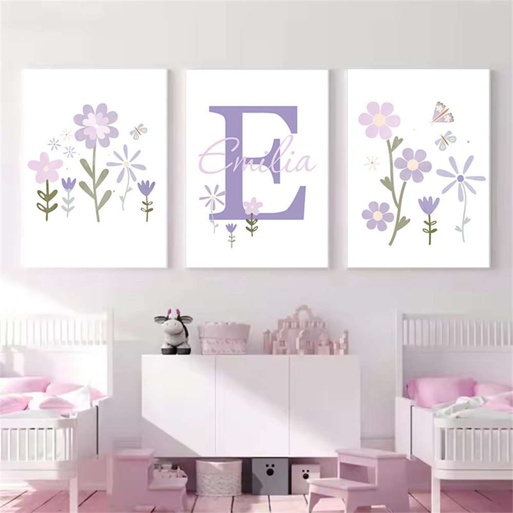 Baby Girl Name Custom Poster P - Baby Nursery Name Wall Art 리뷰 및 가격
