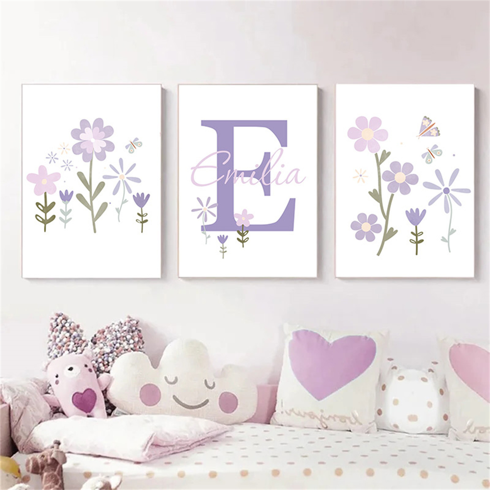 Baby Girl Name Custom Poster P - Baby Nursery Name Wall Art 리뷰 및 가격