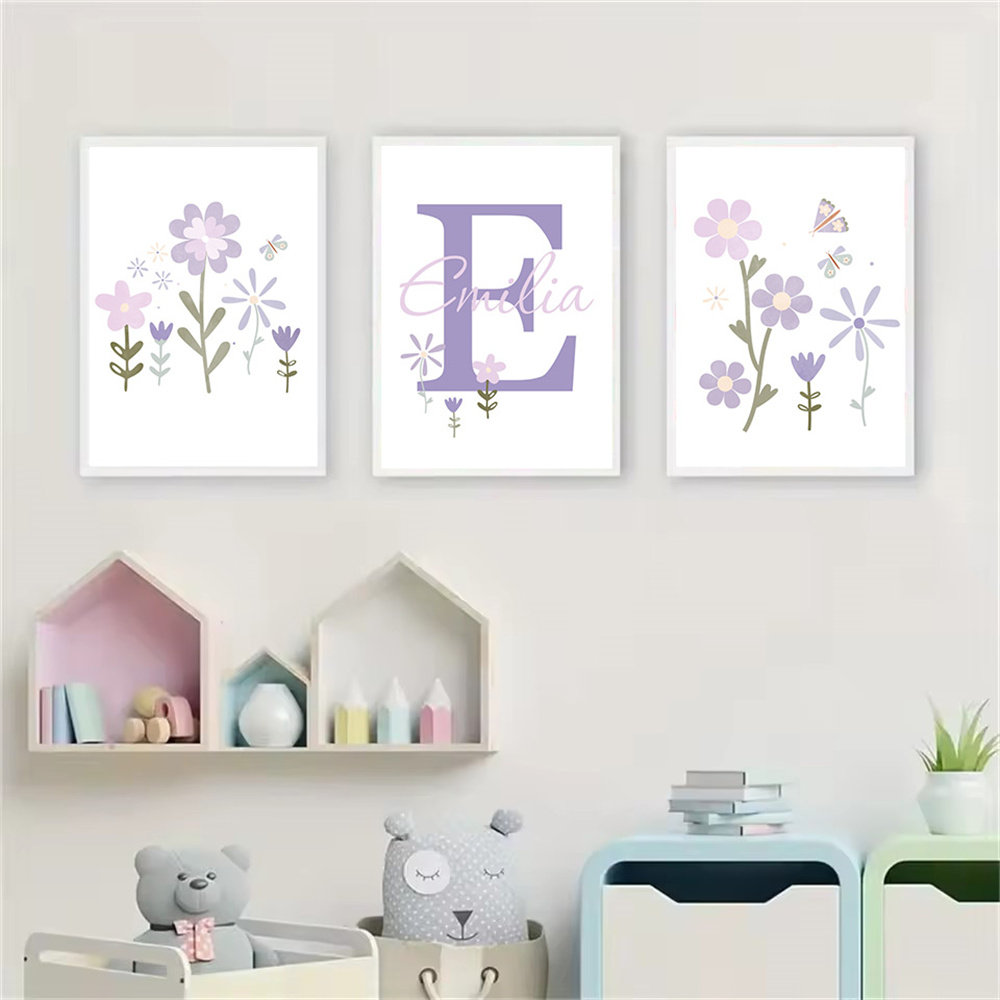 Baby Girl Name Custom Poster P - Baby Nursery Name Wall Art 리뷰 및 가격