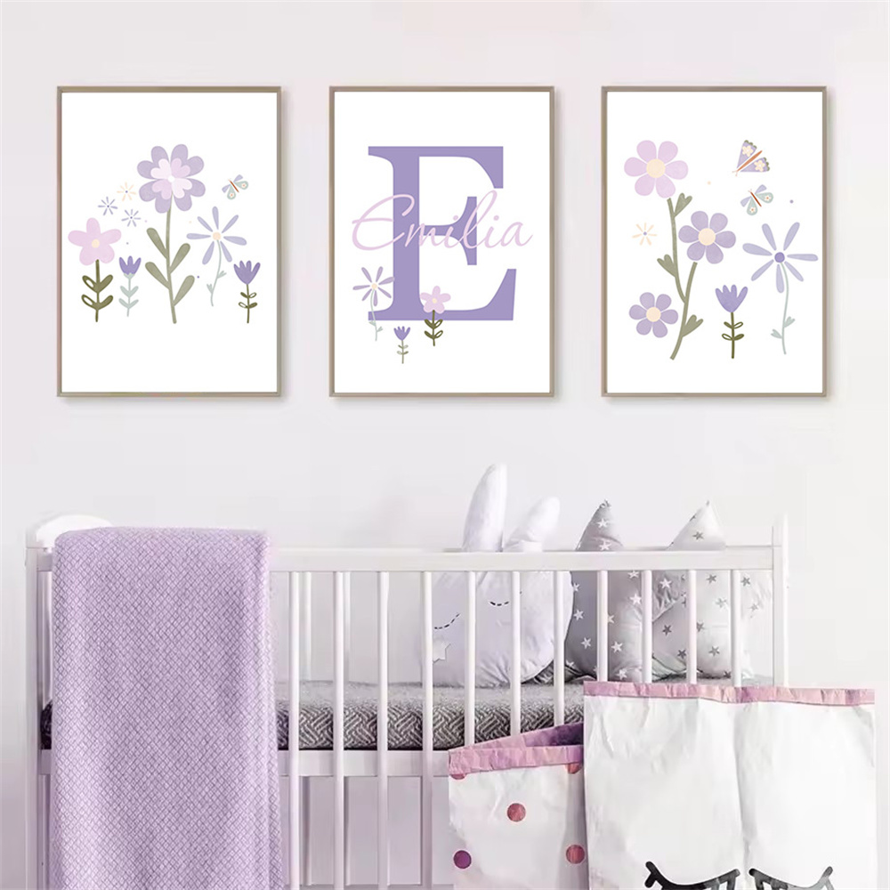 Baby Girl Name Custom Poster P - Baby Nursery Name Wall Art 리뷰 및 가격