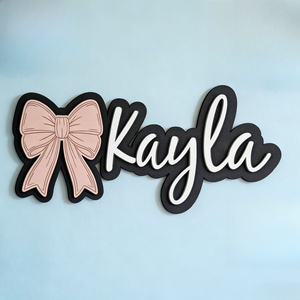 Customizable Bow-Shaped Wooden - Baby Nursery Wall 리뷰 및 가격