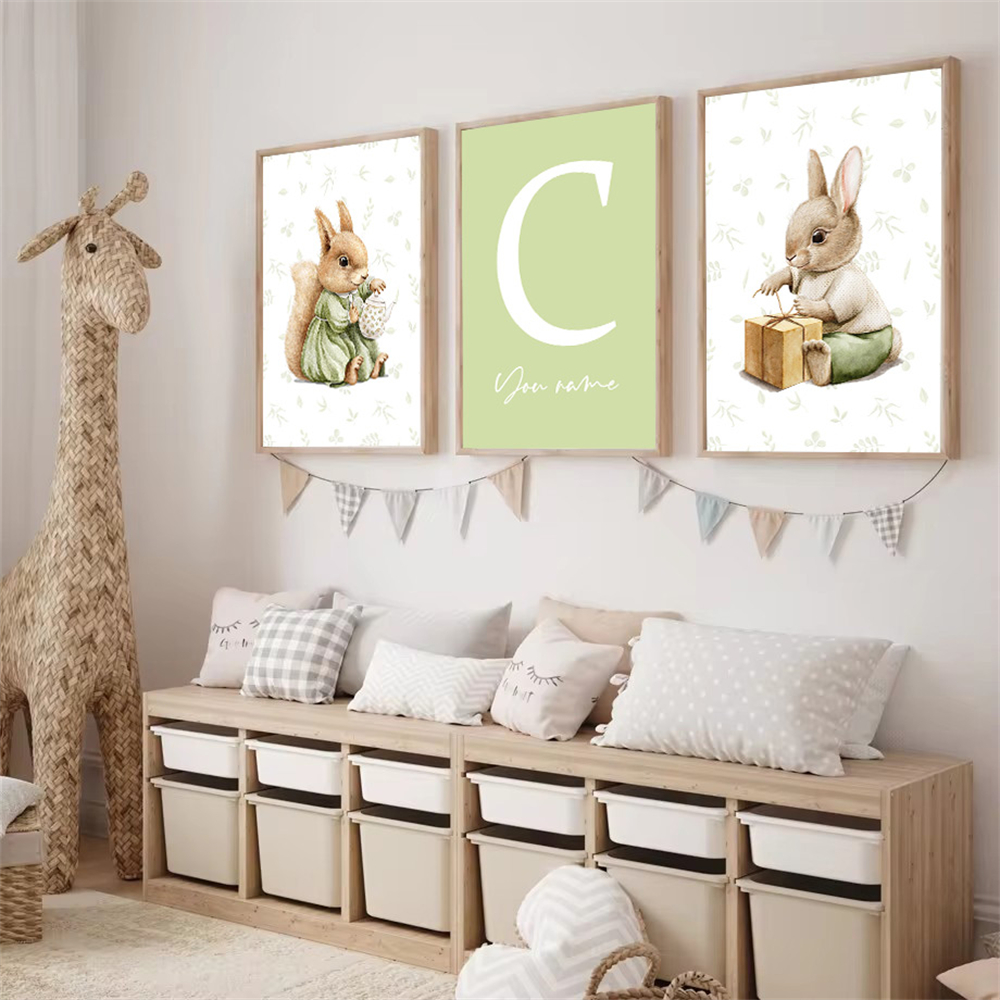 Baby Custom Name Poster Giraff - Baby Nursery Name Wall Art 리뷰 및 가격