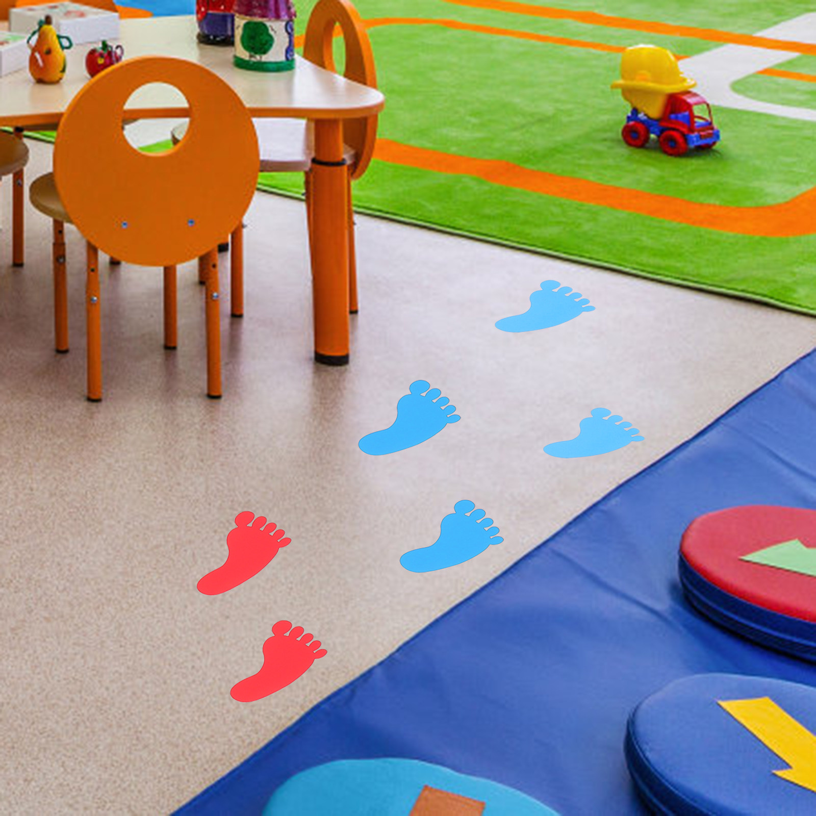 40Pairs Classroom Floor Sticke - Wall Decal Nursery 리뷰 및 가격