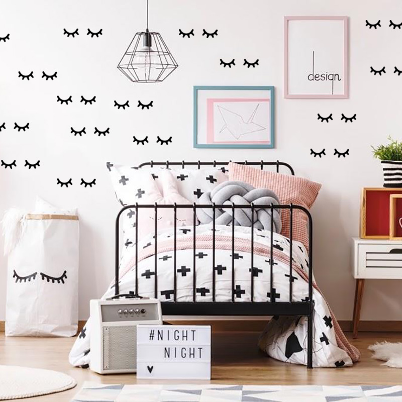 Kids Room Decoration  Eyelash  - Baby Nursery Girl Room 리뷰 및 가격