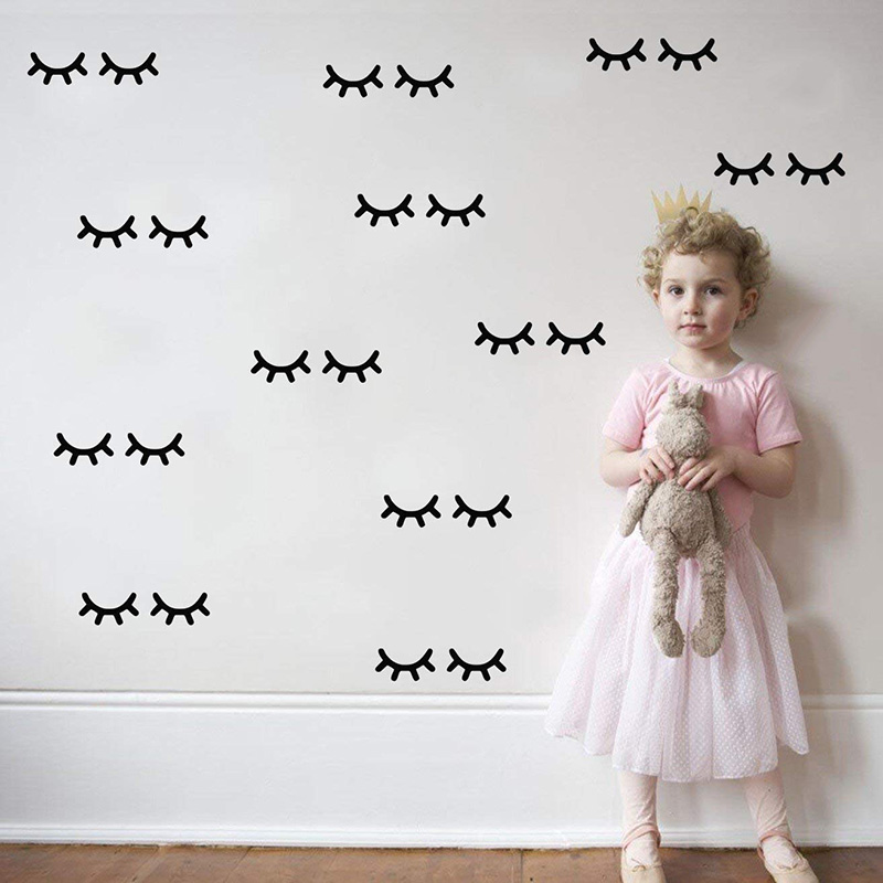 Kids Room Decoration  Eyelash  - Baby Nursery Girl Room 리뷰 및 가격