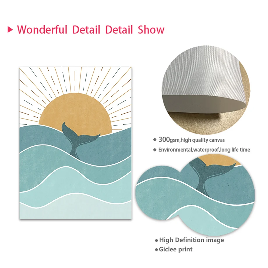 1pc frameless Fish Whale Seagu - Baby Nursery Ocean 리뷰 및 가격
