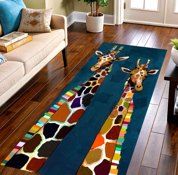 Tropical Jungle Runner Rug Saf - Baby Nursery Jungle Rug 리뷰 및 가격
