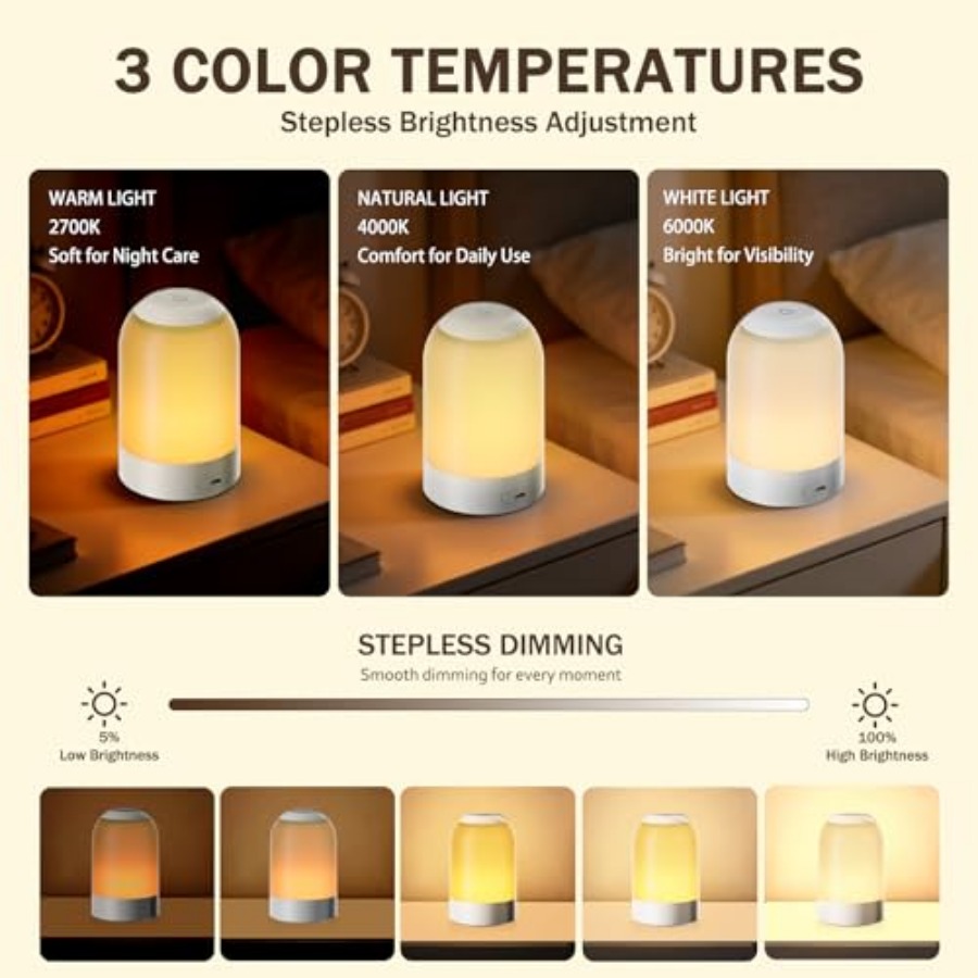 Bedside Touch Night Light, Bab - Baby Nursery Egg Light 리뷰 및 가격