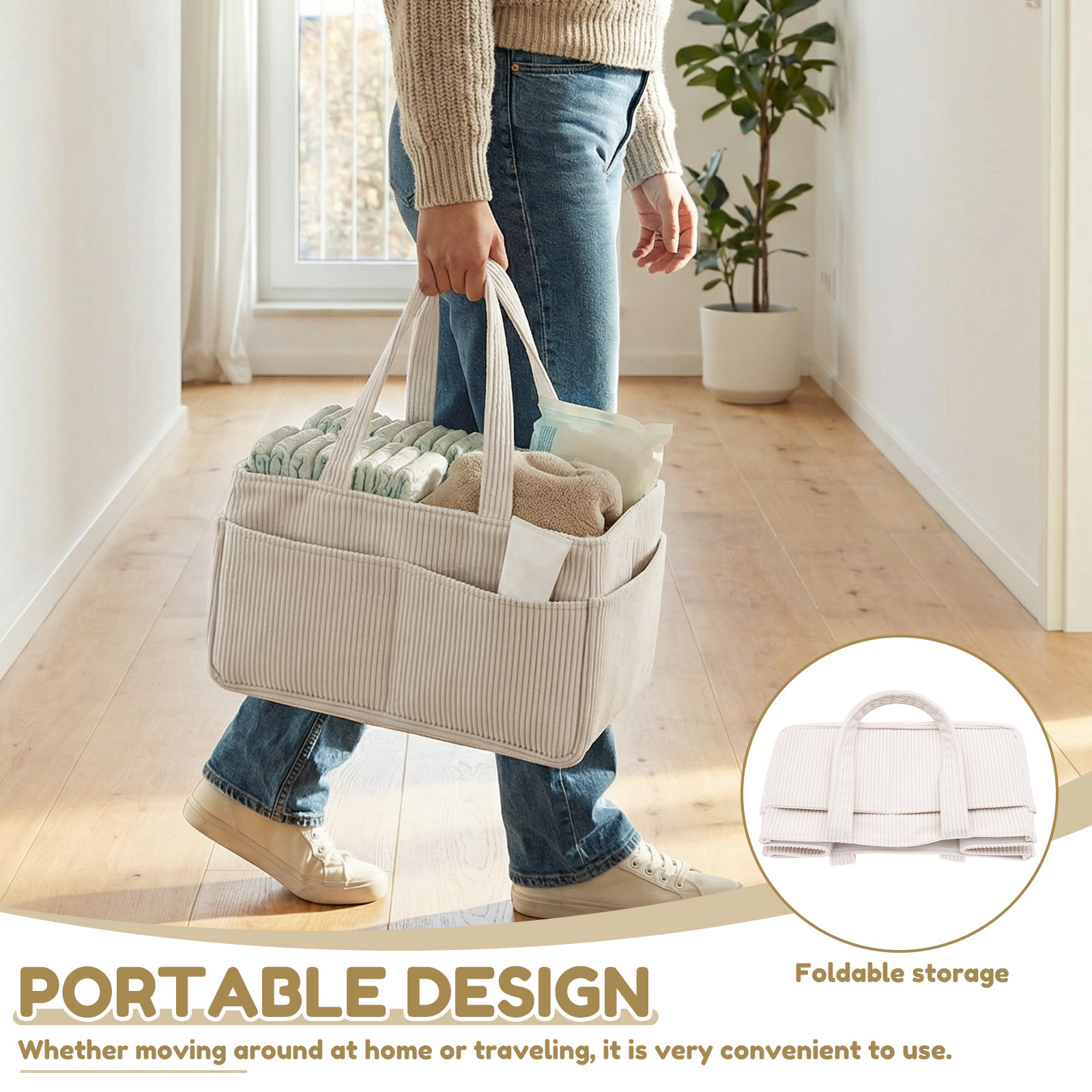 Baby Diaper Caddy Organizer Po - Baby Nursery Organiser 리뷰 및 가격