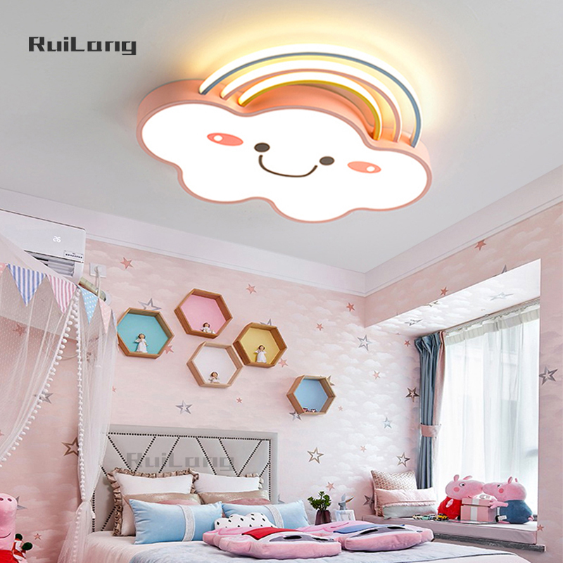 Cartoon Rainbow Cloud Ceiling  - Baby Nursery Chandelier 리뷰 및 가격