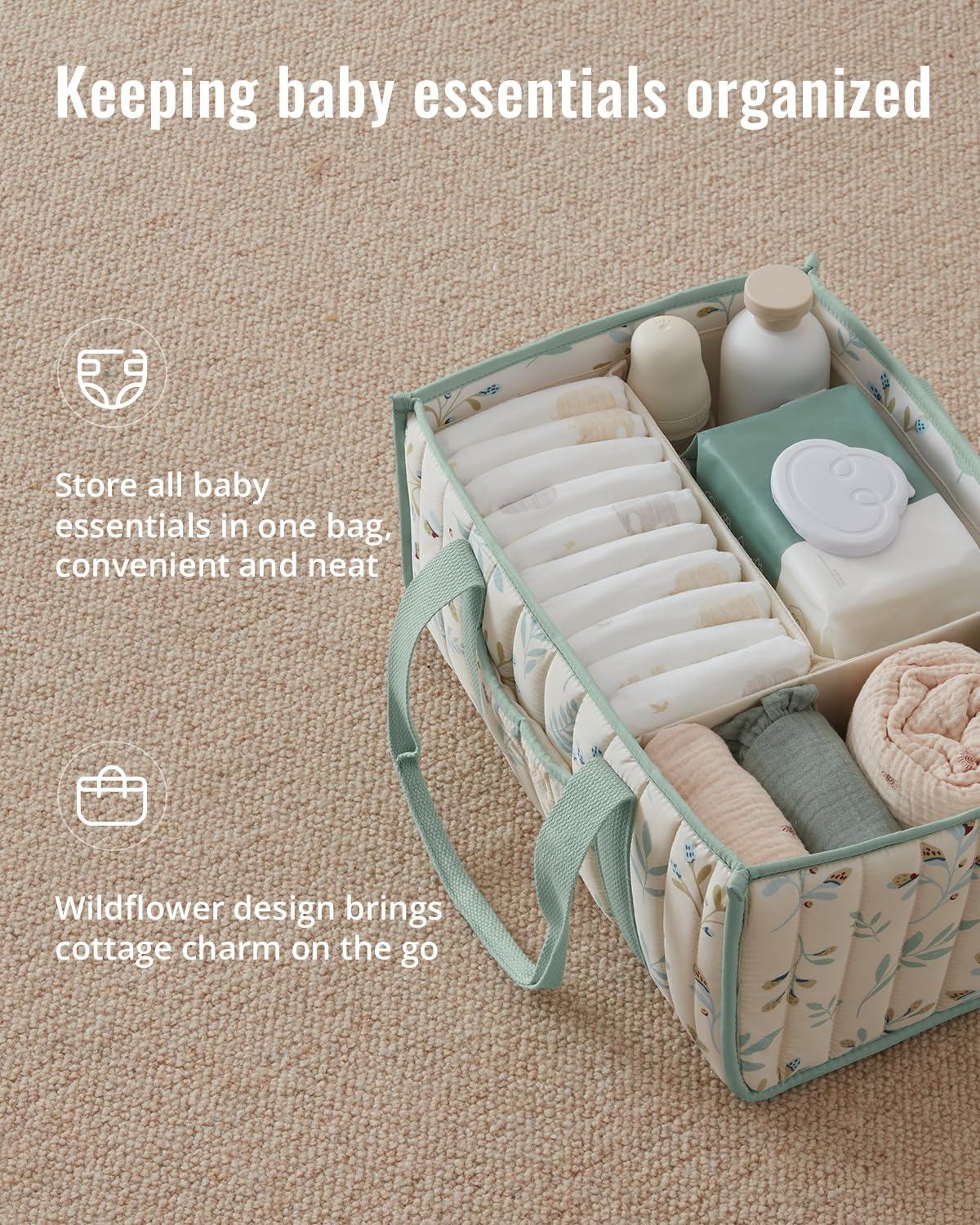 Diaper Caddy Organizer, Stylis - Baby Bag Nursery 리뷰 및 가격