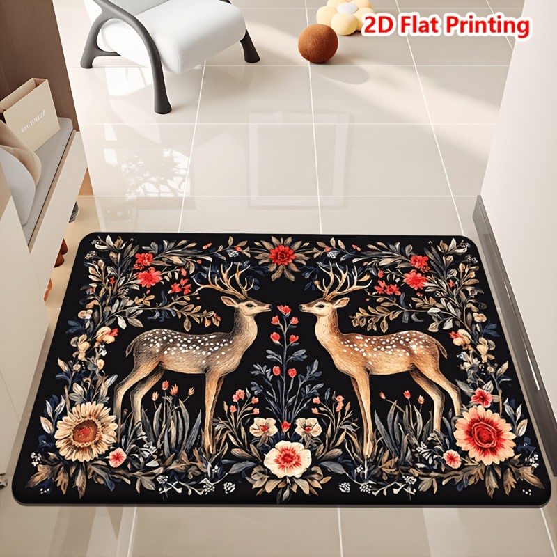 Safari Animals Doormat Elephan - Baby Nursery Jungle Rug 리뷰 및 가격