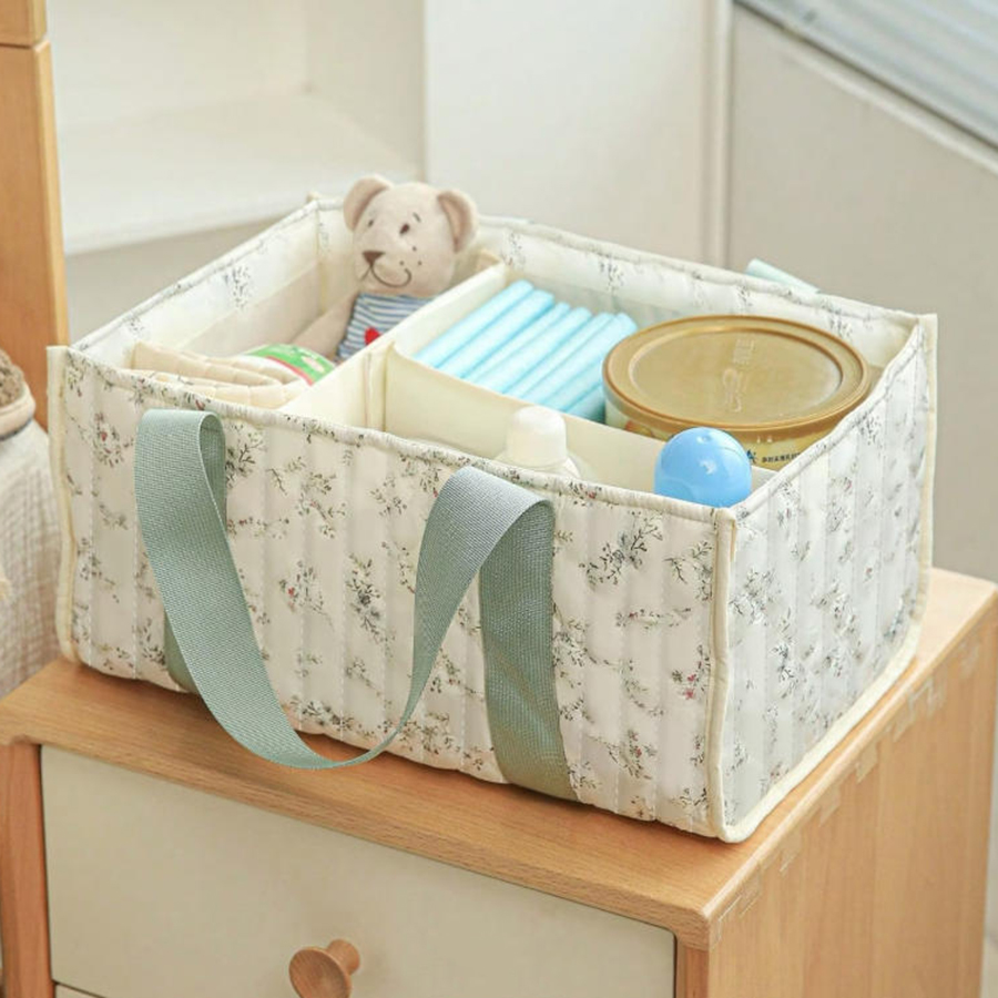 Floral Diaper Caddy Organizer, - Baby Bag Nursery 리뷰 및 가격