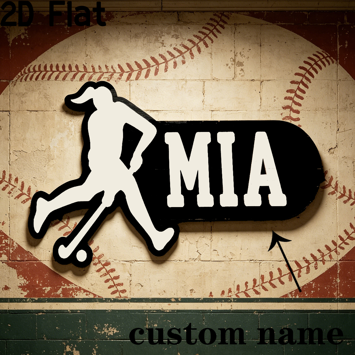 1Pc Custom Sports Hockey Woode - Baby Nursery Wall Decor 리뷰 및 가격